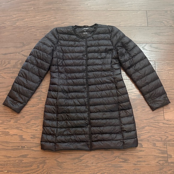Aritzia Wilfred Elle Goose Down Jacket - Black Size Small - Picture 1 of 14